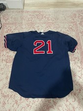 2012 Rare Game Used Worn Mark Prior Pawtucket Red Sox Jersey