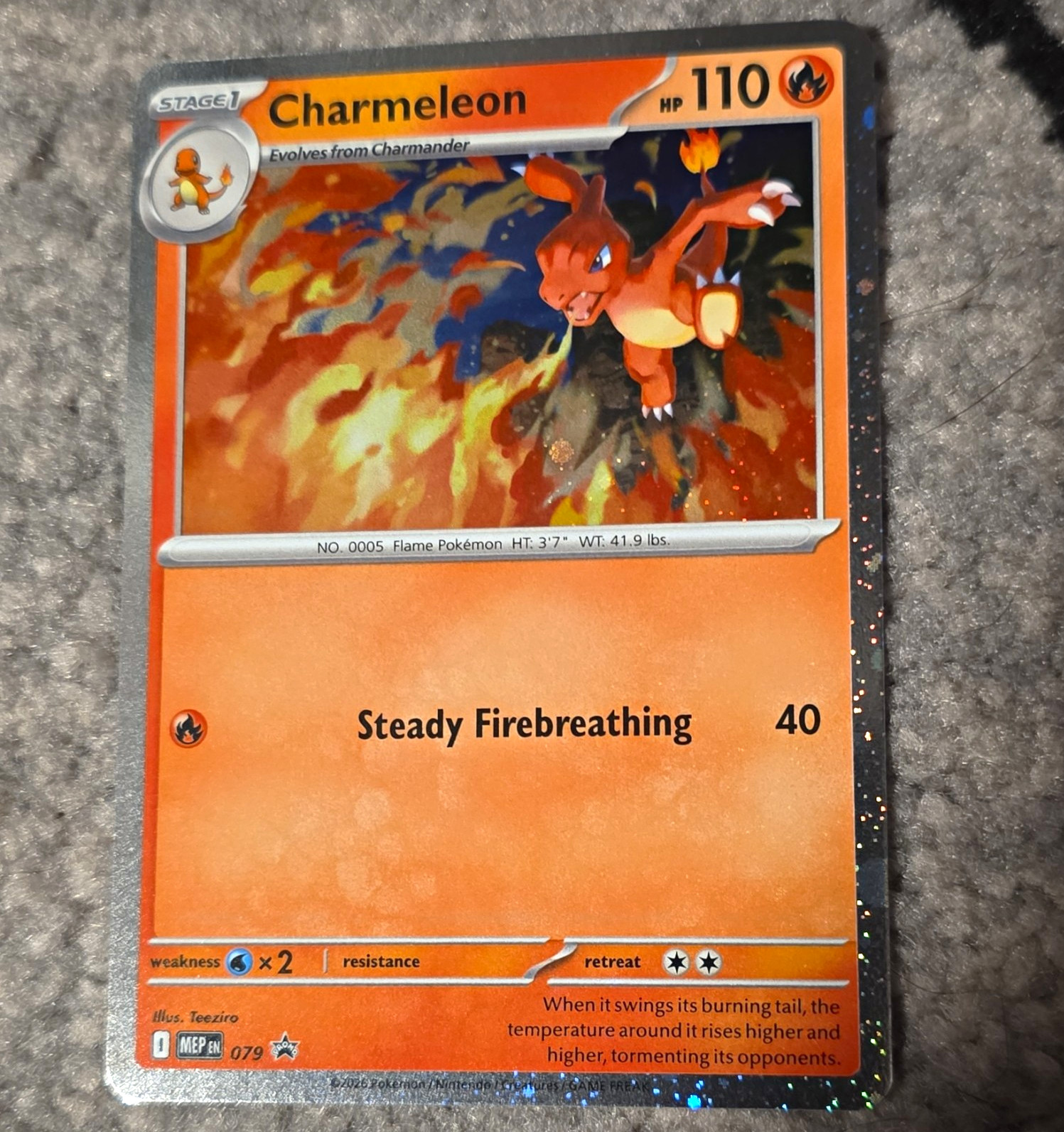 Charmeleon Cosmos Promo 079 Rare Holo 110 HP English