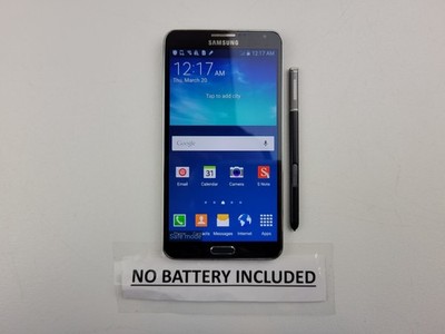 Samsung Galaxy Note 3 (SM-N900V) 32GB - Black (GSM Unlocked) Smartphone - H4034