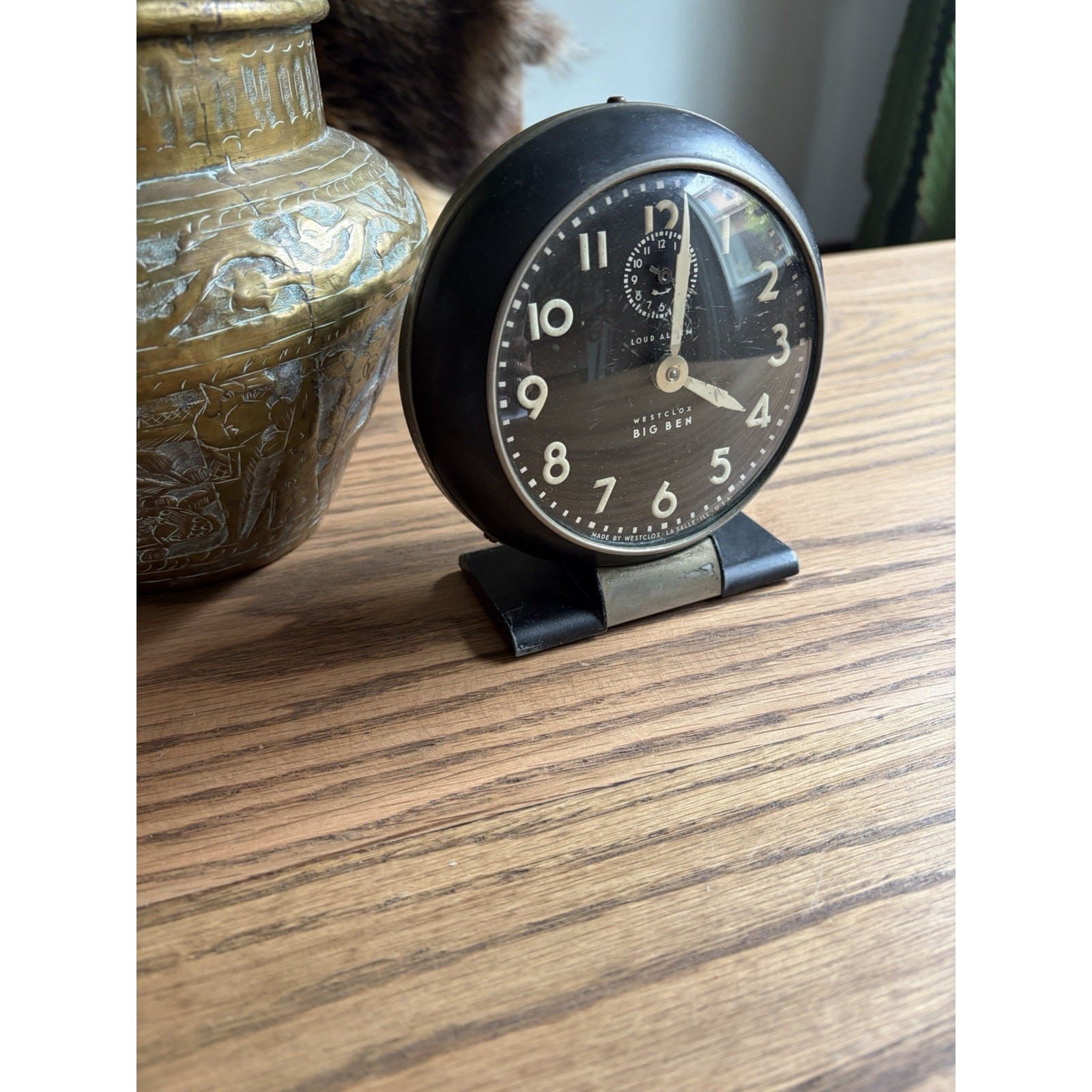 Vintage 1940 s Westclox Big Ben Luminous Black Dial Style 5 'Loud Alarm' Clock photo Vintage 1940 s Westclox Big Ben Luminous Black Dial Style 5 'Loud Alarm' Clock featured image