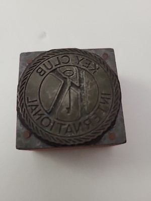 Key Club International Print Block