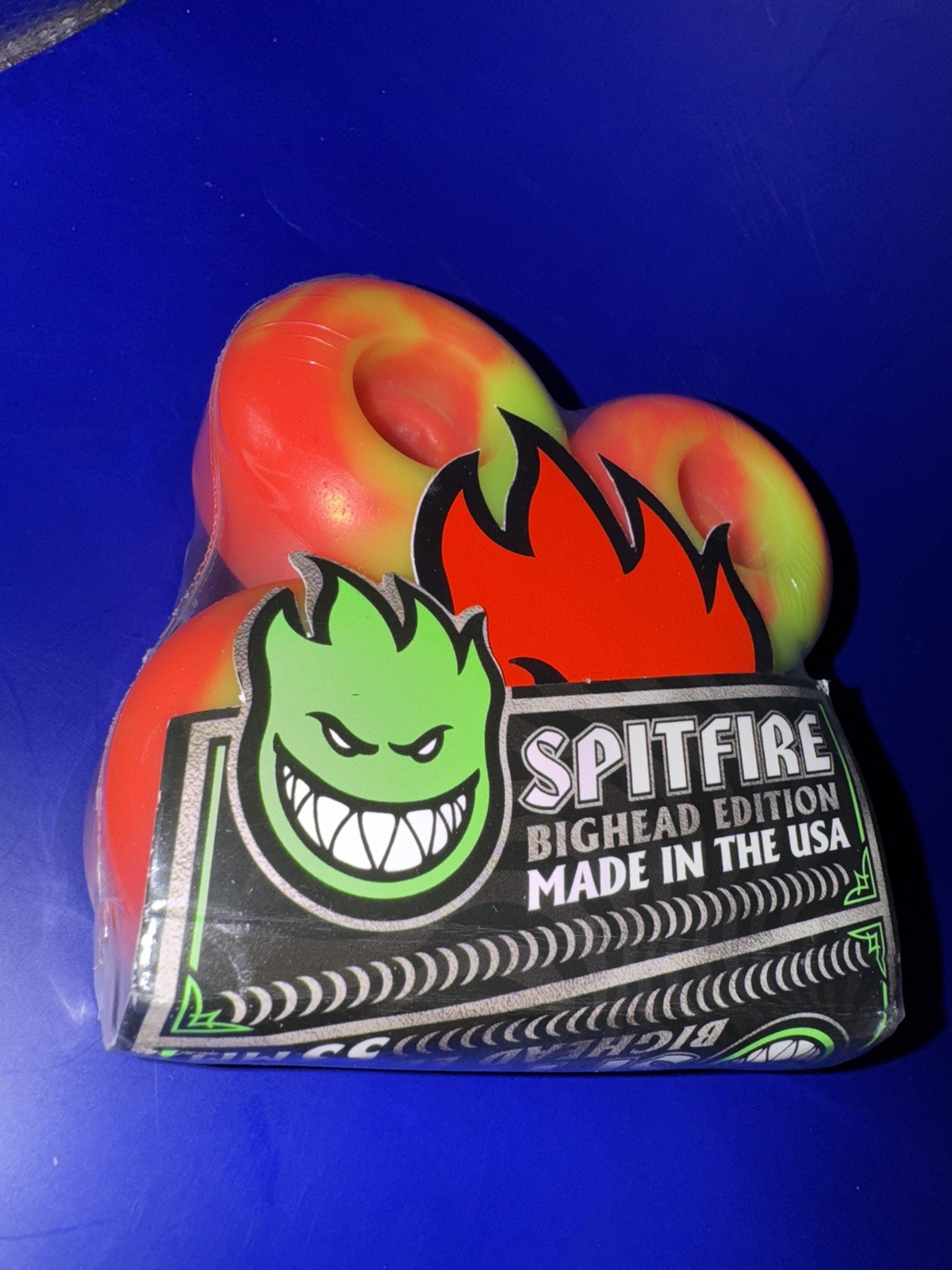 Spitfire Bighead Skateboard Wheels - 53mm 99du (Set of 4)