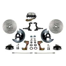 For Chevy Chevy II 62-67 Drilled & Slotted Front Disc Brake Conversion Kit
