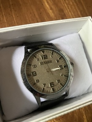 Mens Strada Watch With Anti Tarnish Mesh Metal Band New In Box