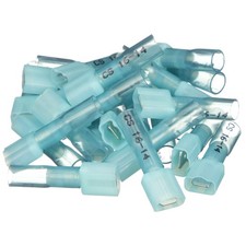 Heat Shrink Insulated Disconnect, Heat-Shrinkable Disconnect Terminals, Blue,...