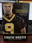 Drew Brees Autographed Original Hardcover Book New Orleans Saints Football