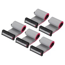 IDC 30Pin Flat Ribbon Cable 5 PCS 2.0mm Pitch 20cm Length FC Connector Grey