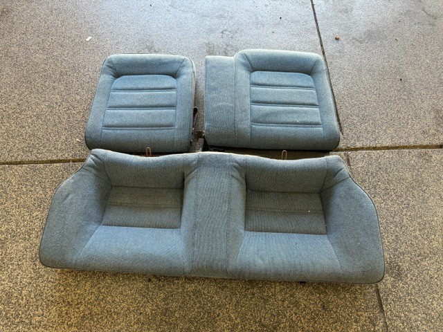 1988 Toyota Corolla GT-S AE92 Rear Seat Seat Set BLUE