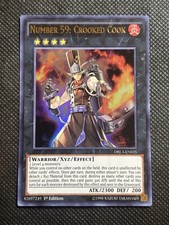 YuGiOh! - Number 59: Crooked Cook DRL3-EN025 Ultra Rare 1st Edition Near Mint