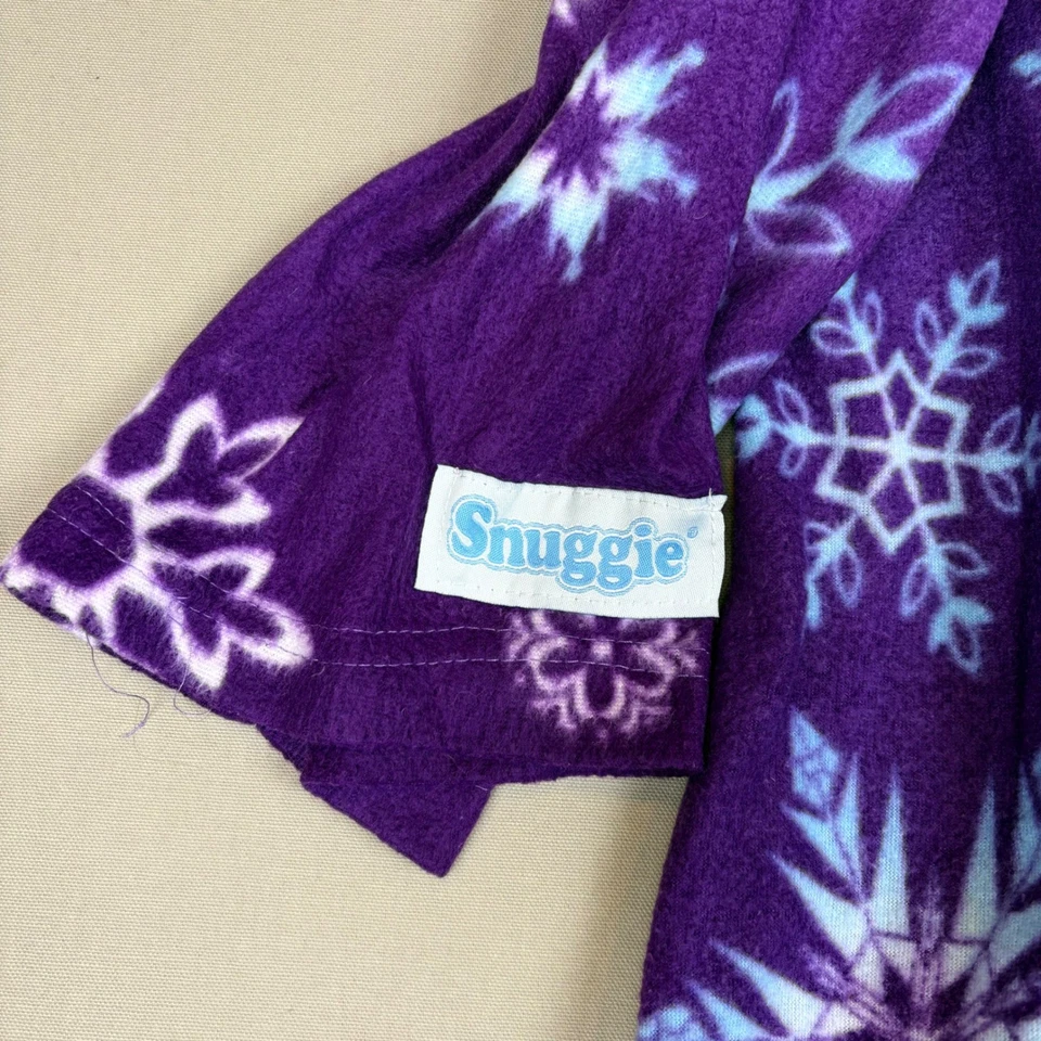 Niñas Acurrucarse Elsa Frozen Camisón Púrpura Copo de Nieve Prendas para dormir Foto 3 de 4