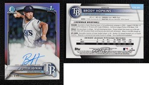 2025 Bowman Chrome Prospect Auto Refractor /499 Brody Hopkins #CPA-BH Auto