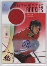 2024 SP Game Used Authentic Rookies Red Jersey 55/99 Frank Nazar #210 Auto 0he