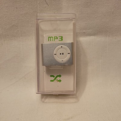 Mp3 Mini Multimedia Player New Open Box Silver w/ accessories 