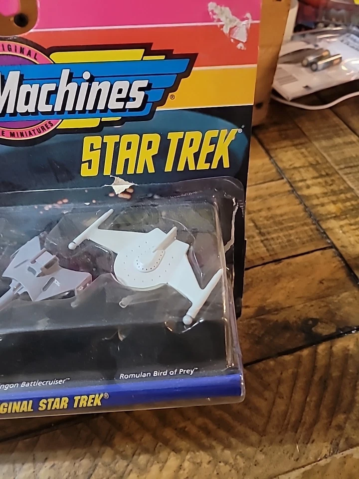 Micro Machines Star Trek USS Enterprise NCC 1701 1993 Klingon crucero de batalla Foto 4 de 4