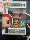 Funko Pop! #939: One Piece Shanks (Chase) Big Apple Exclusive Light Box Damage