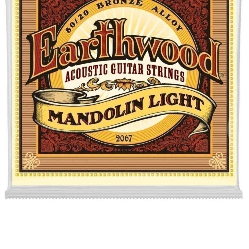 Mandolin Strings Ernie Ball Earthwood Light 80/20 Bronze Loop End 9 to 34