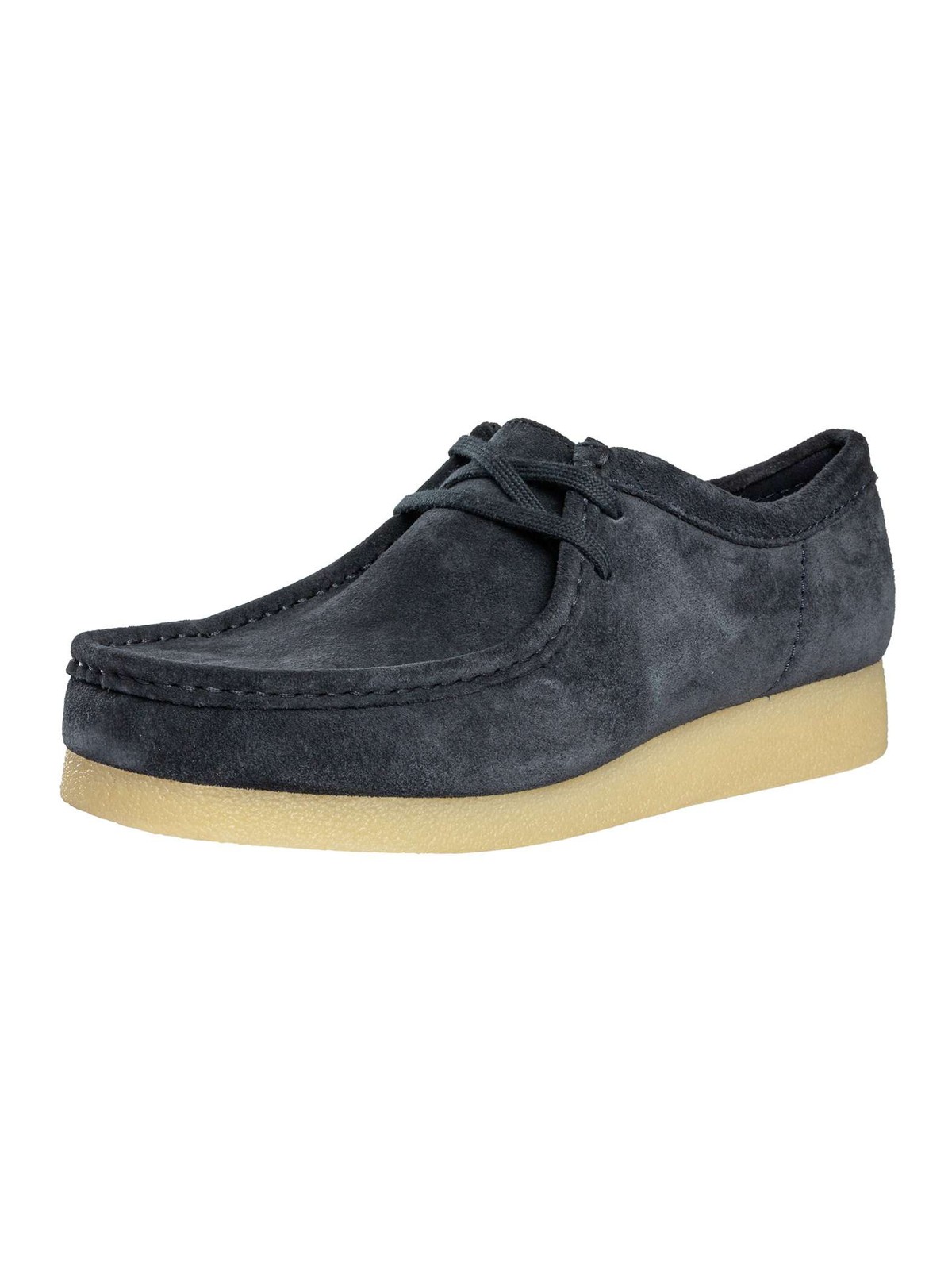 Clarks Men's Navy Wallabee Evo Suede Shoes - Image 2