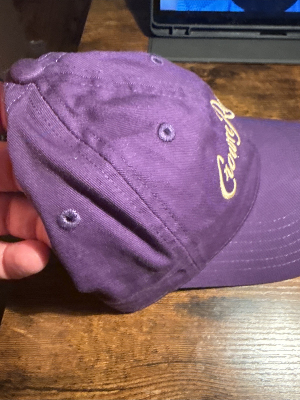 Crown Royal Wrapback Baseball Cap Hat Adjustable … - image 5