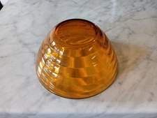Duralex Amber French Glass Beehive Pattern Small 5.5 Inch Bowl Replacement EUC