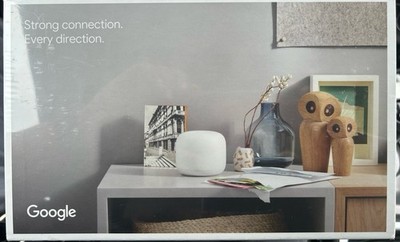 Google Nest Wifi Mesh Dual-Band Router + Point 2-Pack White