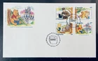CANADA WINNIE THE POOH DISNEY WORLD FDC STAMPS 1996 MNH TIGGER PIGLET