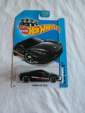 2014 Hot Wheels Ferrari 458 Italia Black 35250 Little Bend Speed Team
