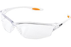Crews LW210AF Law 2 Safety Glasses Clear w/Clear Anti-Fog Lens (12 Pair) - Picture 1 of 1