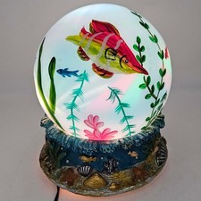 Tropical aquarium coral reef fish hand painte...