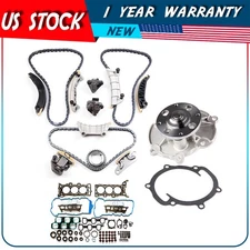 Timing Chain Kit For 07-08 Saturn Outlook 3.6L w/Head Gasket Set Water Pump
