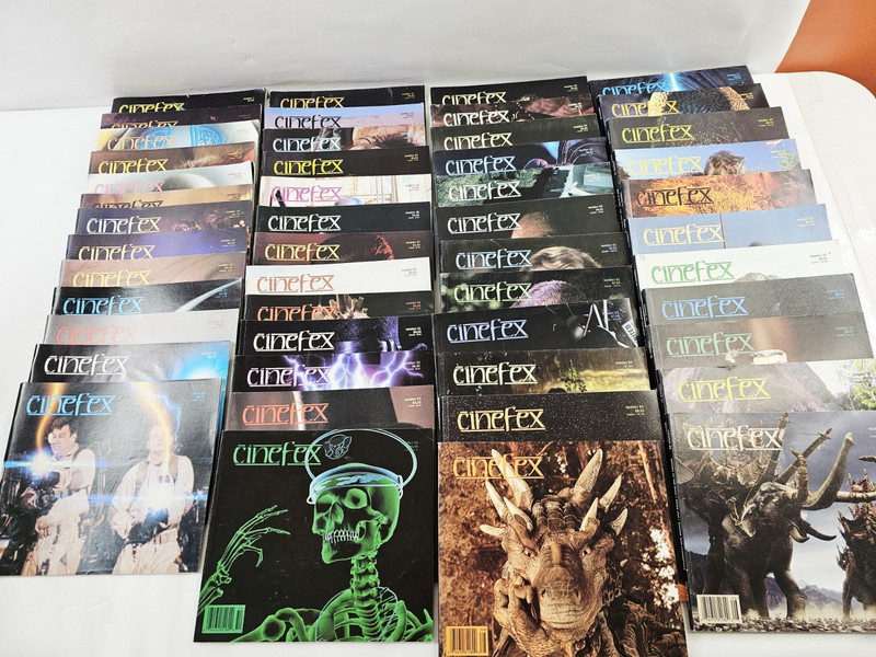 Lot of 49 Cinefex Magazine 1st Ed Includes # 1 5 8 19 21 43 55 68 70 - 1980-2004