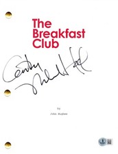 Anthony Michael Hall Signed The Breakfast Club Script Autograph Beckett