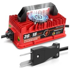 36 Volt 18 Amp Golf Cart Charger for Club Car, EZGO  Yamaha, IP67 Waterproof