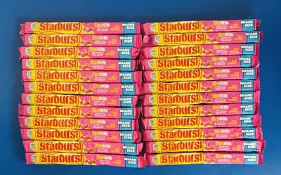 (24) Starburst FaveREDs Share Size Fruit Chews 3.45oz. Bulk Lot BB: 06/27
