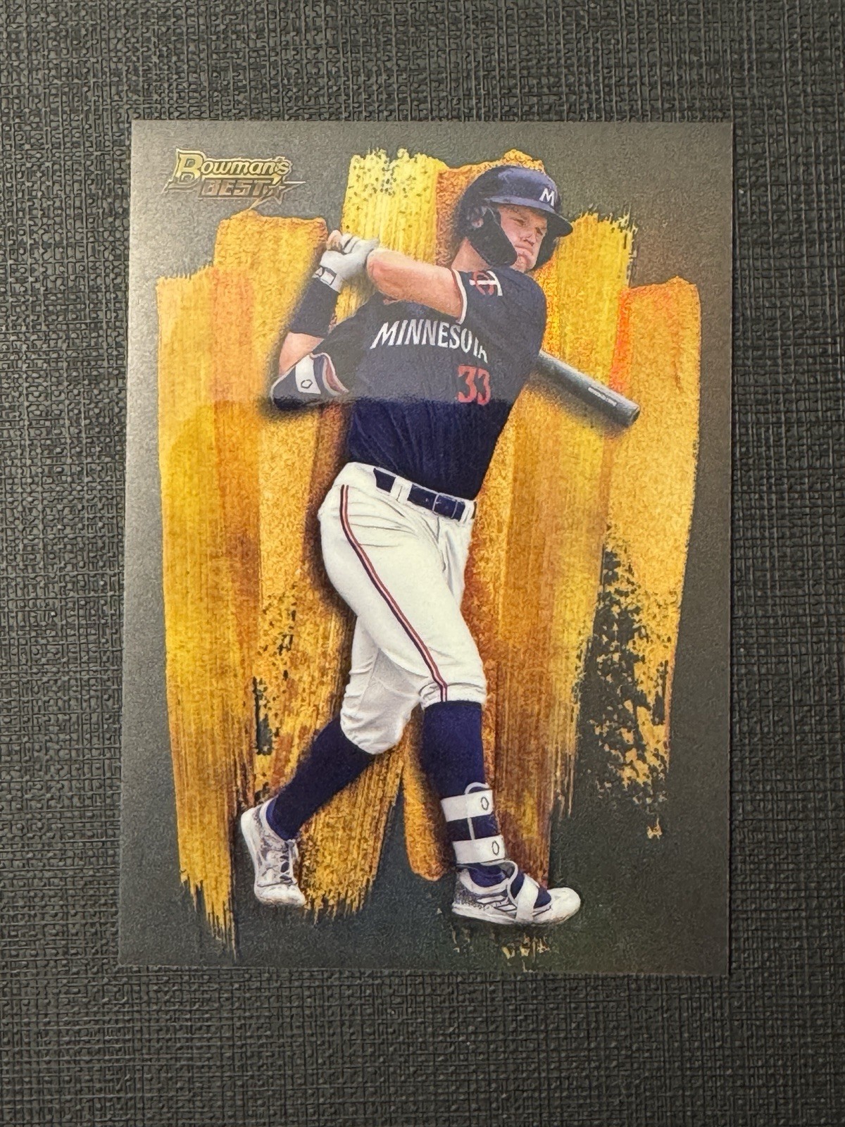 2024 Bowman's Best #SG-13 Walker Jenkins Strokes of Gold Minnesota Twins