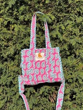 Bubblegum Pink Paisley Super Mini Tote