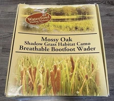 Mossy Oak Shadow Grass Habitat Camo Breathable Bootfoot Wader Size 9 OpnBoxNEW
