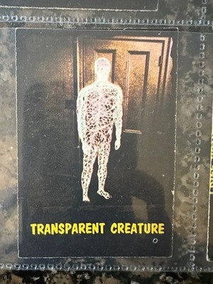 1964 Topps A&BC Outer Limits Cards #3 TRANSPARENT CREATURE