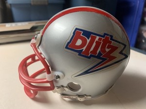 Riddell 1983-1984 USFL CHICAGO BLITZ Mini Helmet - New 