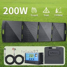 200 Watts Solar Panel Kit 12V 30A Battery Charger with Controller Caravan Boat