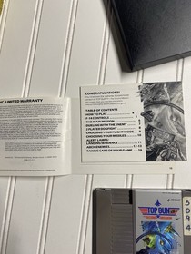 Videojuego Top Gun Second Mission NES de colecci&oacute;n completo en caja