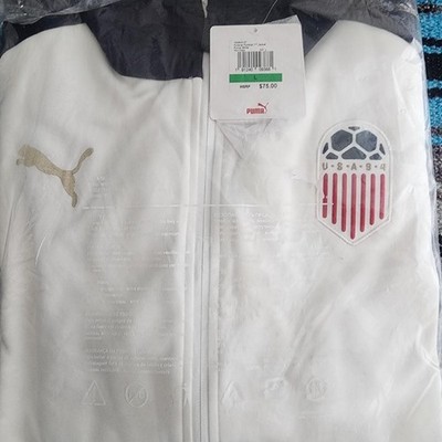 PUMA USA Retro Soccer Track Jacket Men's Large