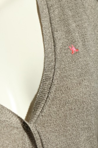 GAASTRA Cardigan in maglia Donna Taglia IT 40 grigio chiaro-rosa stile casual - Foto 3 di 5