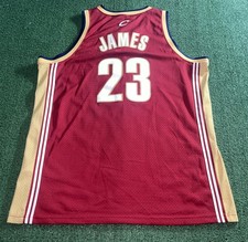 LeBron James Cleveland CavaliersXL Team Nike Length + 2 Basketball Jersey Sz XXL