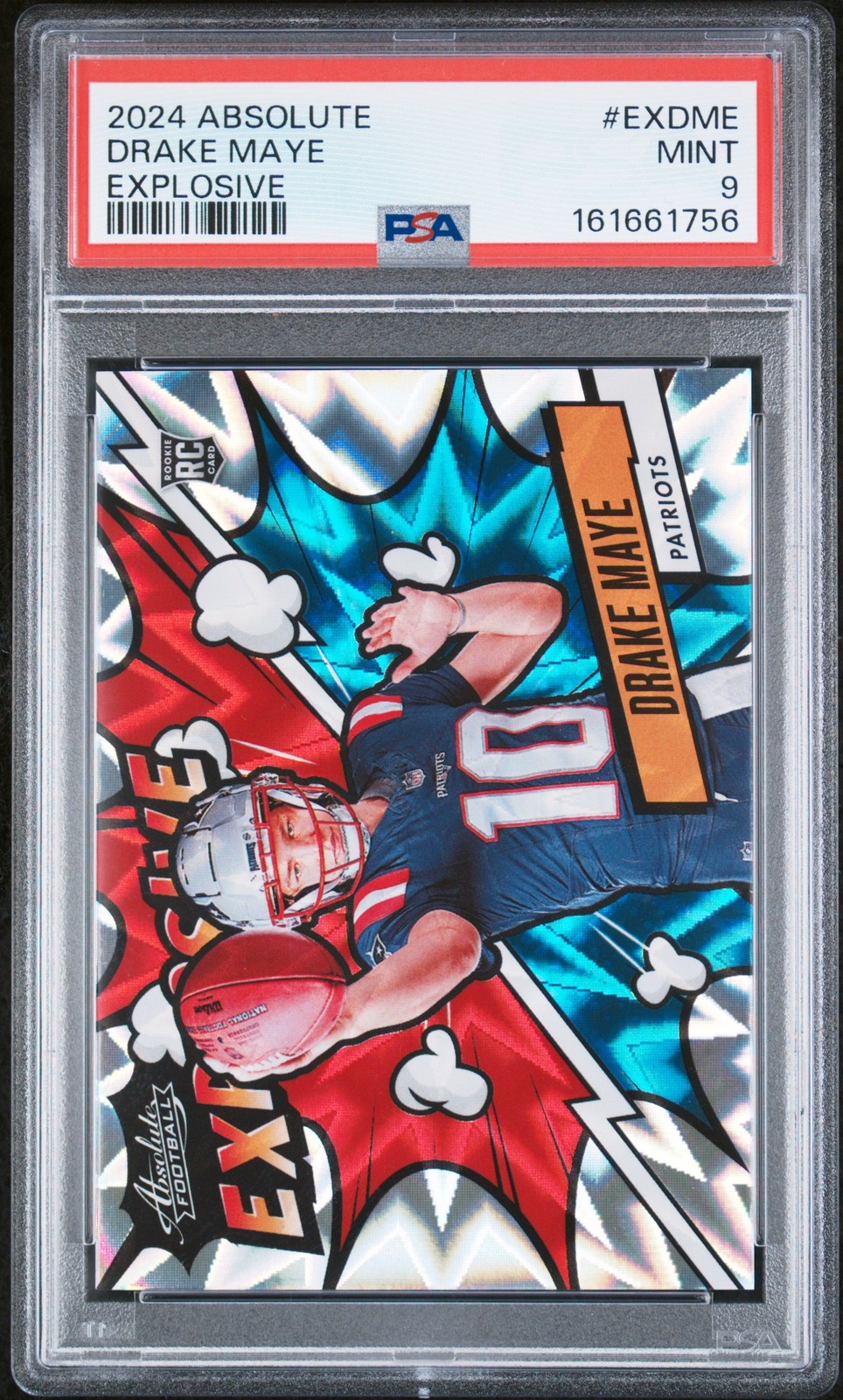 2024 PANINI ABSOLUTE EXPLOSIVE #EXDME DRAKE MAYE PSA 9