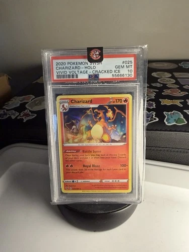 2020 Charizard Cracked Ice Holo Vivid Voltage (English) PSA 10 GM Pokemon TCG