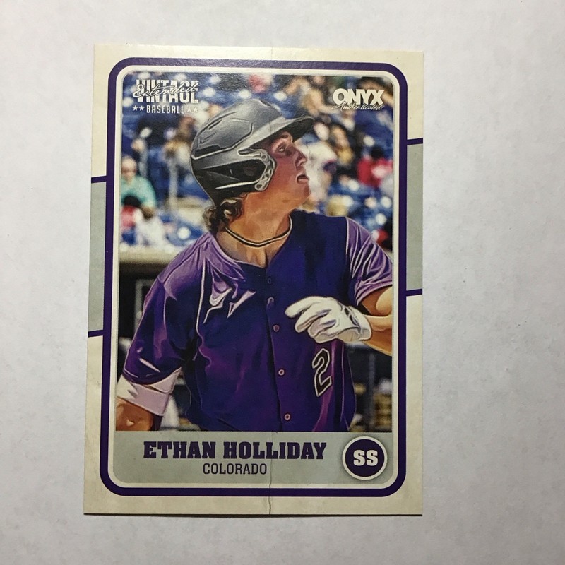 2025 Onyx Vintage Extended #OVETHO Ethan Holliday Rockies
