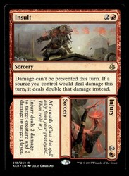 Insult // Injury 213/269 Rare The List Reprints Magic: The Gathering