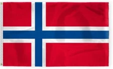 NORWAY FLAG 3 x 5 FOOT FLAG - NEW 5 x 3 FLAG