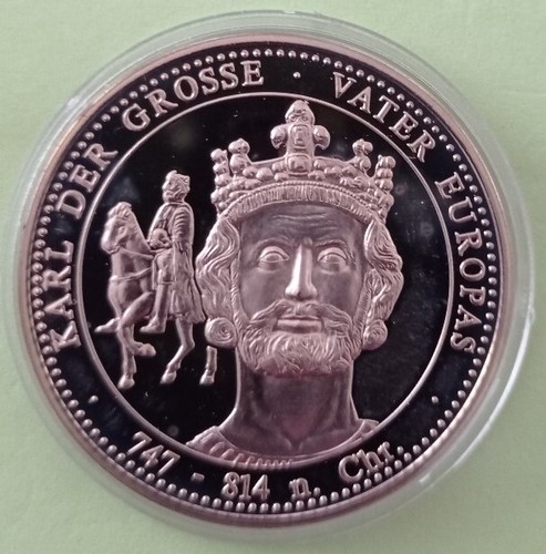 Karl Der Große Als Vater Europas Medaille Karl der Große - Vater Europas 747-814 n. Chr. | eBay