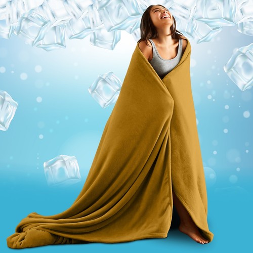Extra Large Fleece Blanket Super Soft Reversible Bed Sofa Throw Double King Size - Picture 96 of 127